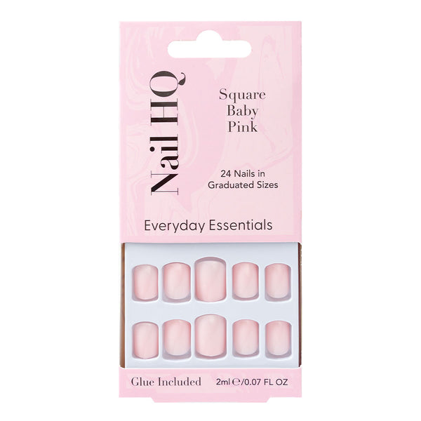 Nail HQ Square Baby pink 24 Nails