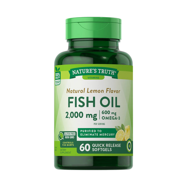 Natures Truth Fish oil 2000 mg 60 capsules