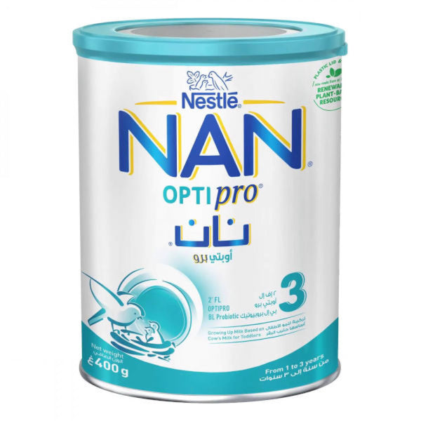 Nestle NAN OptiPro 3 Growing-Up Milk Formula 1-3 Years, 400gm