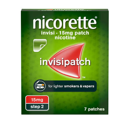 Nicorette invisipatch 15 mg 7 patches