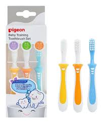 Pigeon Trainer Toothbrush Set 3 pcs