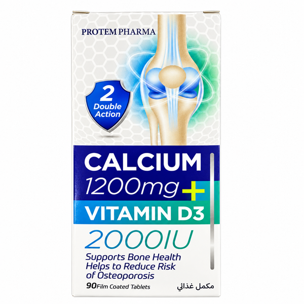 Protem Pharma Calcium + vit D3 90 tablets