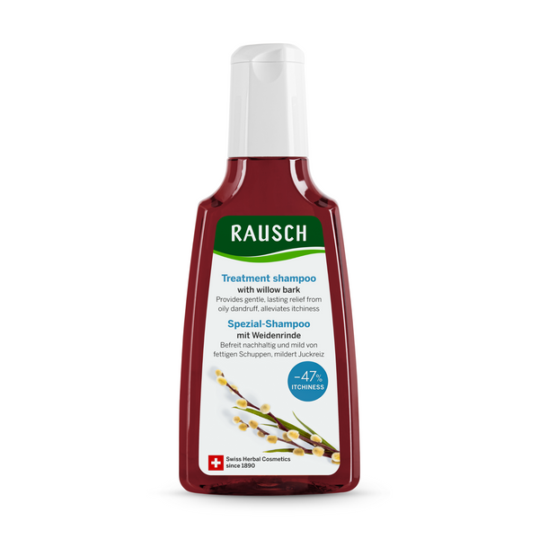 Rausch Anti-Itchy & Anti-Dandruff Shampoo with Willow Bark Extract, 200ml