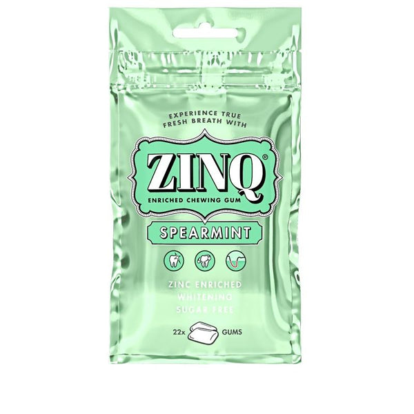 ZINQ Spearmint whitening sugar free 22 gums