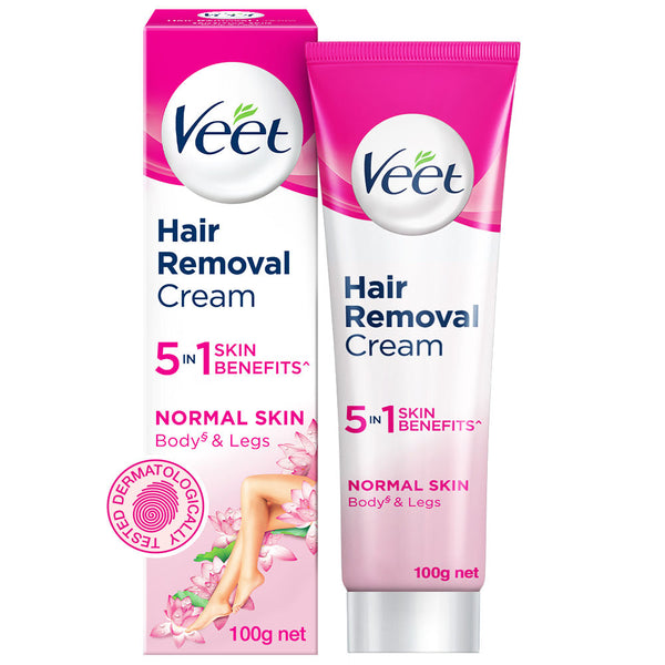 Veet Hair Removal Cream for Normal Skin Legs & Body, 100g