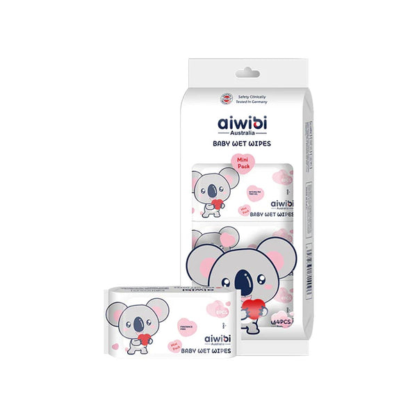 aiwibi baby mini wet wibes 64 pcs