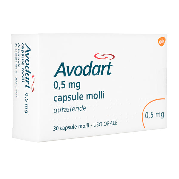 Gsk Avodart 0.5Mg Capsules, 30 Count
