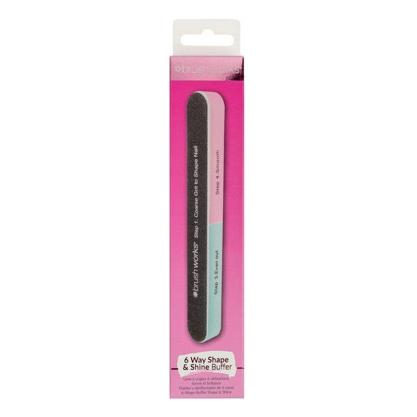 Brushworks 6-Way Shape and Shine Buffer