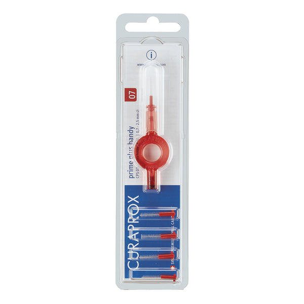 Curaprox Prime Plus Handy Cps 07 Red Handle, 5 Pieces