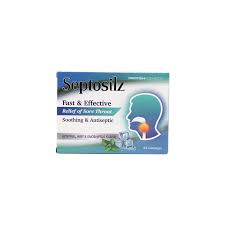 Septosilz Rapid Refreshing Mouth Tablet, Menthol, Mint and Eucalyptus, 24 Tablets