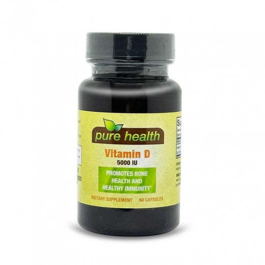 Pure Health Vitamin D 5000 IU 60 Capsules