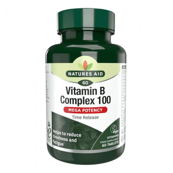 Natures Aid Vitamin B Complex 100 Tablets, 60 Tablets