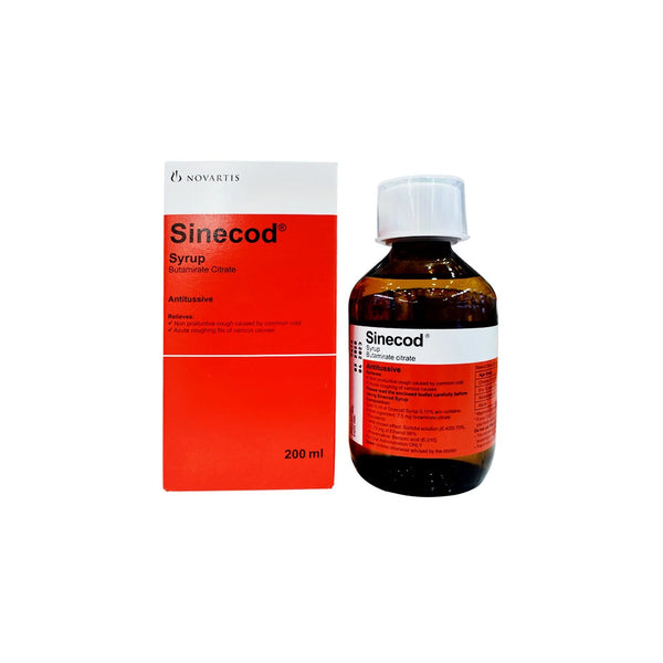 Sinecod Syrup 200Ml-