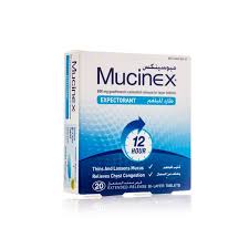 Mucinex 600 mg 20 Tablets