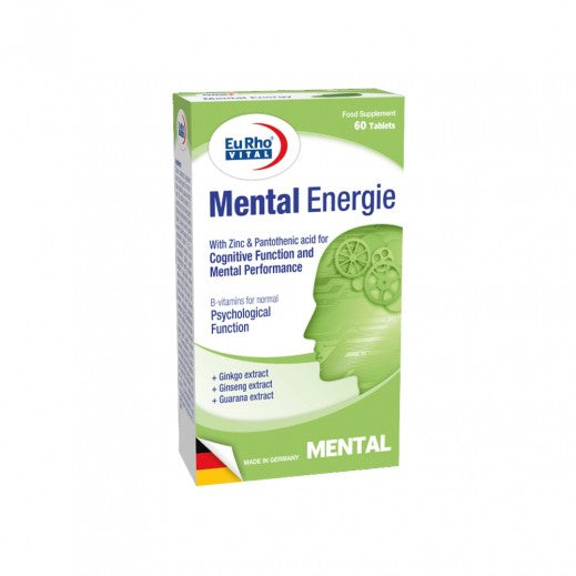 Eurho Vital Mental Energie 60 Tablets