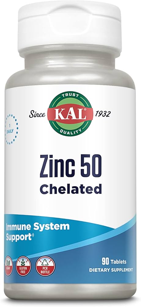 Kal Zinc 50 Chelated 90 Tablets