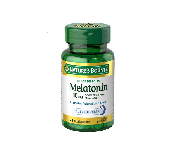 Nature's Bounty Melatonin 10 mg 45 Tablets