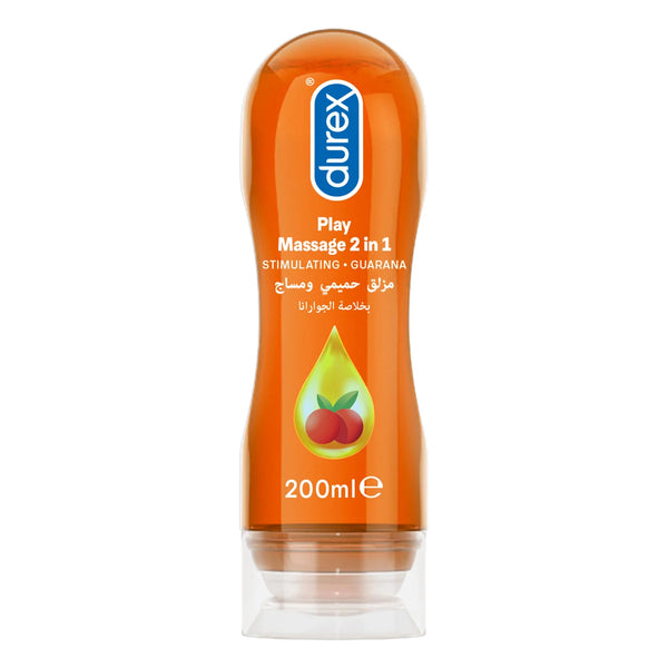 Durex Play Stimulating Massage 2 in 1 Guarana lubricant 200ml