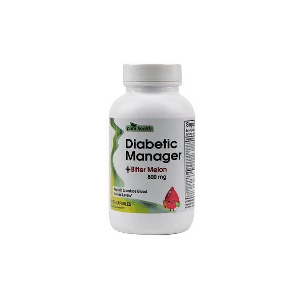 Pure Health Diabetic Manager, 60 Capsules
