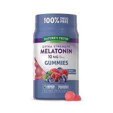 Nature's Truth Melatonin Gummies Berry flavor 10 mg 70 Gummies