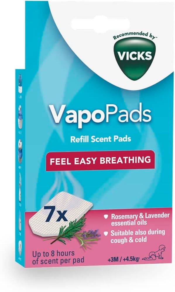 Vicks Vapopads Refills Rosemary Lavender Scented Cough And Cold