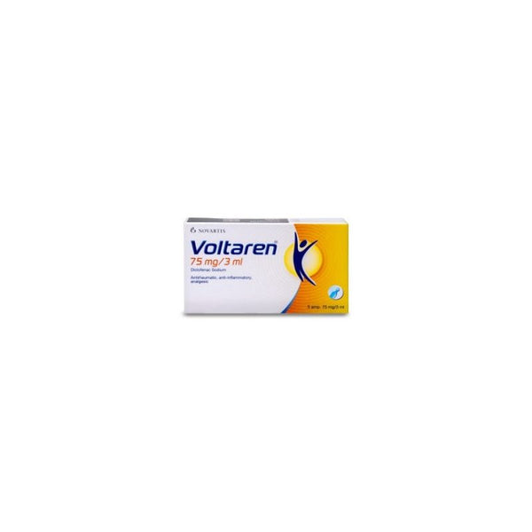 Voltaren 75 mg/ 3 ml 5 Ampoules