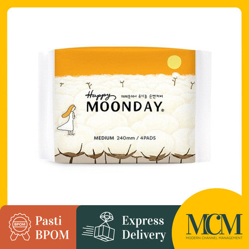 Moonday Medium Organic 4 Pads
