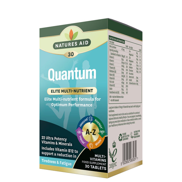 Nature's Aid Quantum Multivitamins Optimum Performance, 30 Tablets