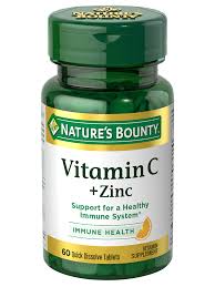 Nature's Bounty Quick Dissolve Vitamin C + Zinc 60 Tablets