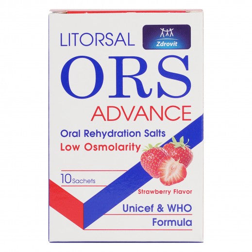 Zdrovit Litorsal Ors Advance Strawberry Flavor 10 Sachets