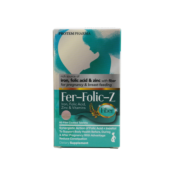 Protem Pharma Fer-Folic, 60 Tablets