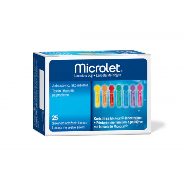 Contour Plus Microlet Lancet 25 قطعة