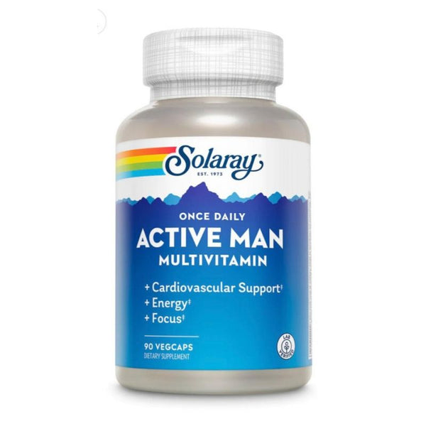 Solaray Once Daily Active Man 90 كبسولة