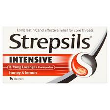 Strepsils Intensive Honey Lemon 16 lozenges