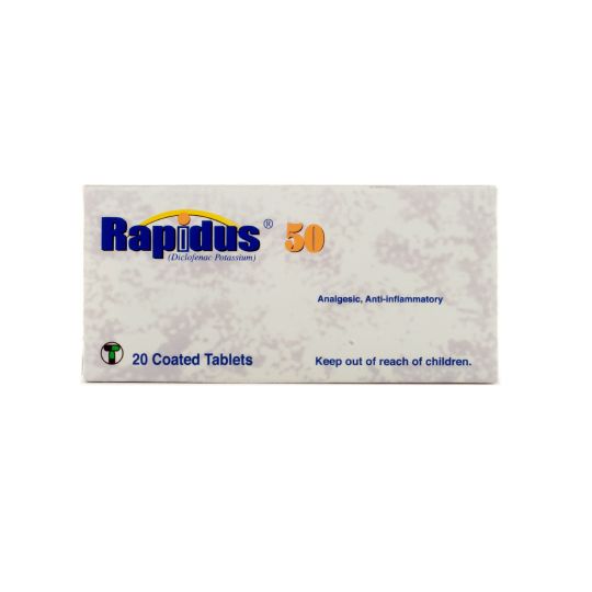 Rapidus 50 mg 20 Tablet