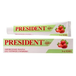 President Kids 3-6 Toothpaste Strawberry, 50ml
