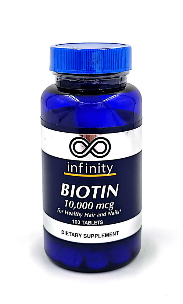Infinity Biotin 10000 Mcg 100 Tablets