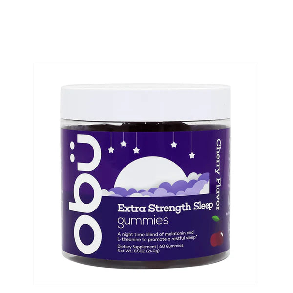 Obu Extra Strength Sleep Cherry Flavor 60 Gummies