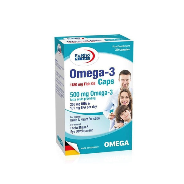Eurho Vital Omega-3 500Mg 30 Caps