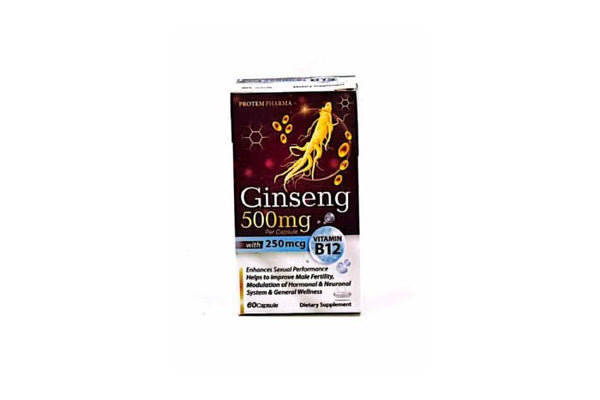 Protem Ginseng 500 mg 60 capsules