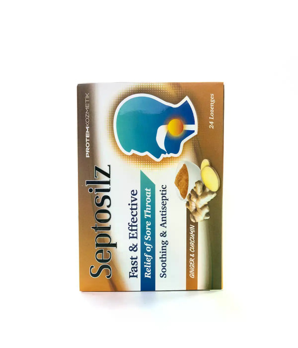 Septosilz Ginger & Cinnamon, 24 Lozenges