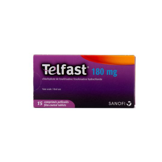 Telfast 180 mg 15 Tablets
