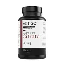 Actigo Magnesium Citrate 500 mg 60 VegCapsules