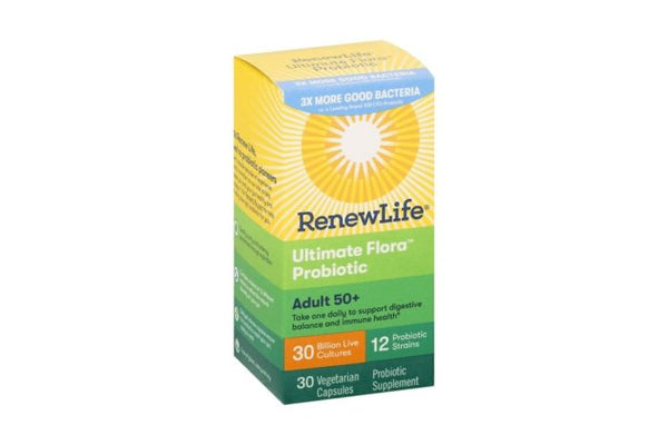 Renew Life Ultimate Flora Probiotic 30 Billion Adult 50+ 30 Capsules