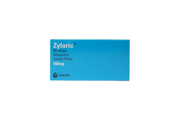 Zyloric 100 mg 50 Tablets