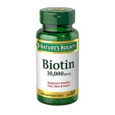 Nature's Bounty Biotin 10000 mcg 120 Softgels