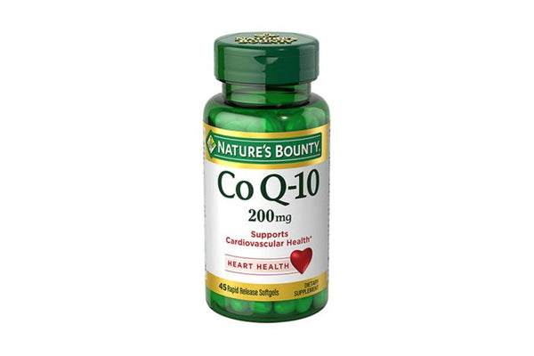 Nature's Bounty 200mg CoQ10 Cardiovascular Support Supplement, 45 softgels