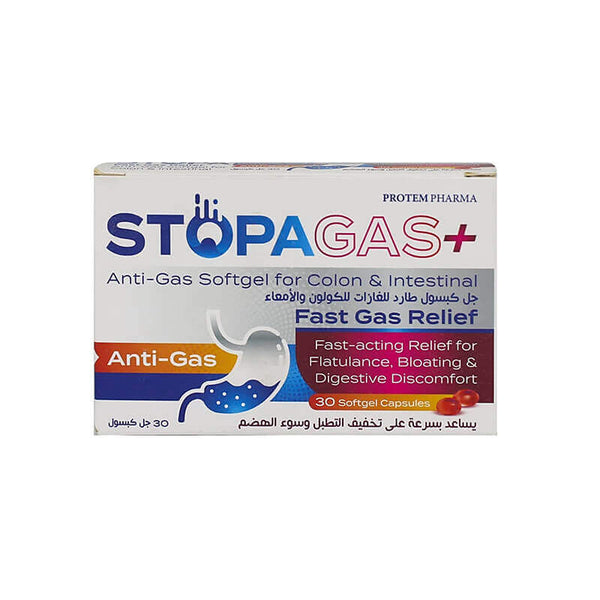 STOPAGAS 30 Softgel Capsules