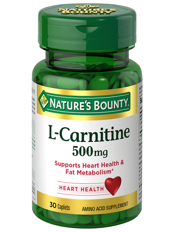 Nature's Bounty L-Carnitine 500mg 30 Tablets