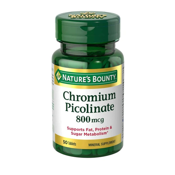 Nature's Bounty Chromium Picolinate 800 Mcg 50s